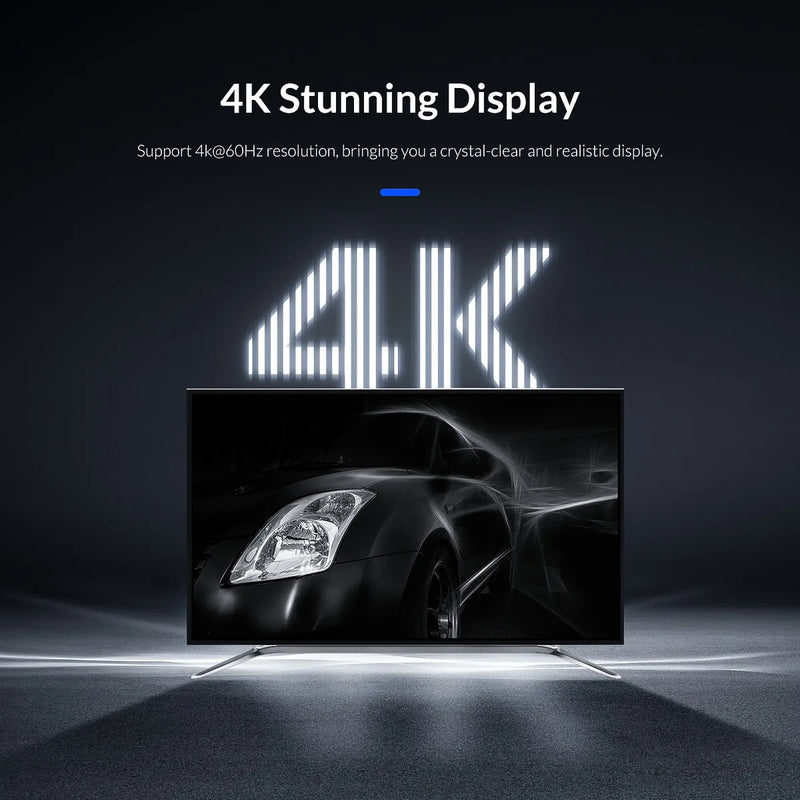 ORICO HDMI-compatible Splitter 4K*2K 60HZ KVM Switcher Bi-Direction 1x2/2x1 Adapter Audio Converter For PS5 Nintendo Switch BOX