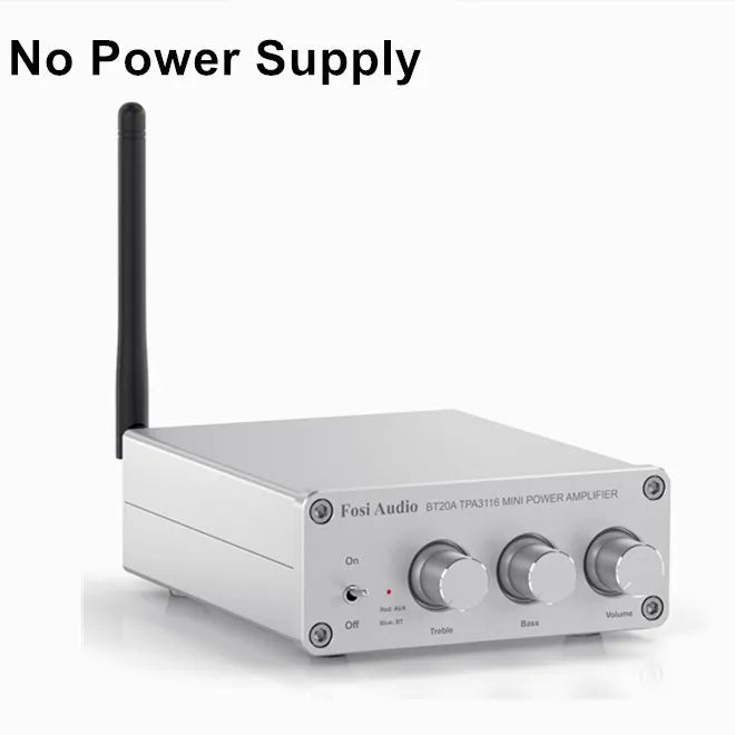 ឧបករណ៍បំពងសម្លេង Fosi Audio BT20A Bluetooth 5.0 ឧបករណ៍បំពងសម្លេងឌីជីថល 2*100W Mini HiFi Class D សម្រាប់គេហដ្ឋាន
