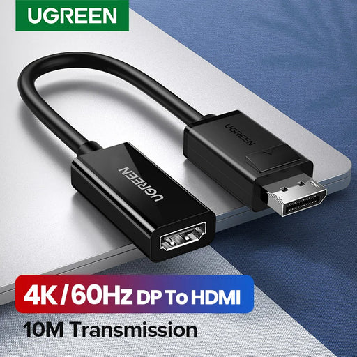 UGREEN 4K Displayport DP to HDMI Adapter 1080P Display Port Cable Converter For PC Laptop Projector Displayport to HDMI Adapter