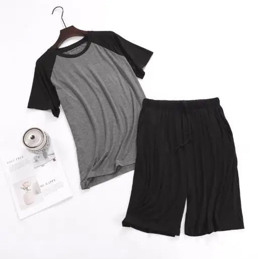 Pajamas for women plus size loose nightwear pijamas set cotton short sleeve shorts two piece sleepwear suit new pyjama femme 4XL