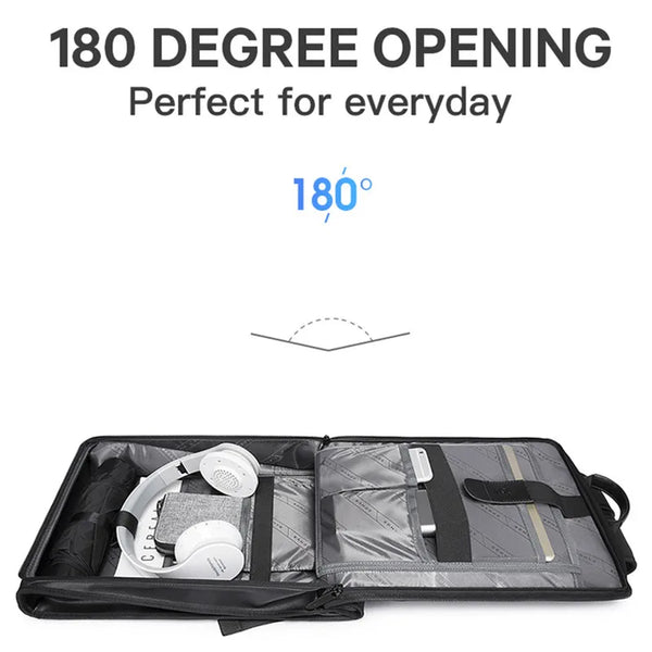 BANGE New Design Men Backpack Waterproof Fits for 14.1 inch Laptop Bag Teenager Travel Bag School Bag City Business Backpack Man