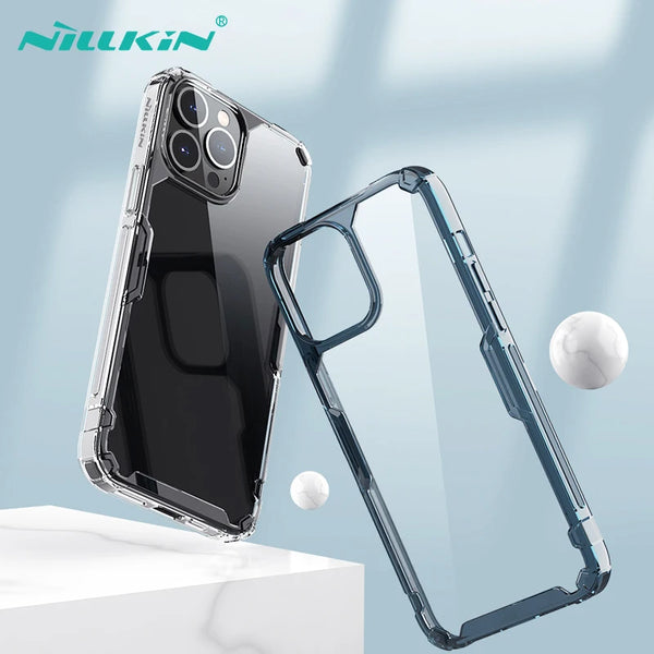 For iphone 16 Pro Max Case NILLKIN Nature TPU Case for iPhone 15 Pro Max Transparent Clear Soft Silicone Cover For iphone 14 Pro