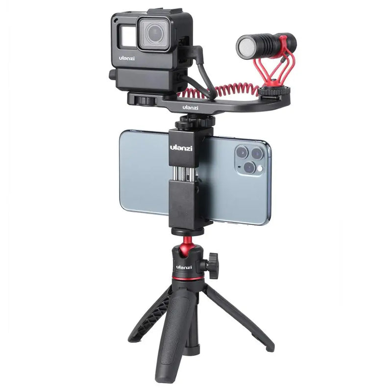 ULANZI MT-08 Extend Pole Mini Tripod Monopod Mount Handle Grip for Phone Sony Nikon Canon DSLR Camera Tripod DJI OSMO Action