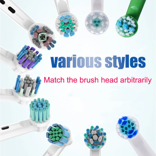 4/8Pcs Electric Toothbrush Replacement Brush Heads nozzle For Braun Oral B 3D Whitening Toothbrush Heads Wholesale Brush Head