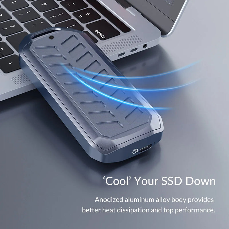ORICO USB4 M2 SSD Case NVMe 40Gbps M2 NVMe Case Compatible with Thunderbolt 3 USB 3.2/ 3.1/3.0 Type C Protocols USB4
