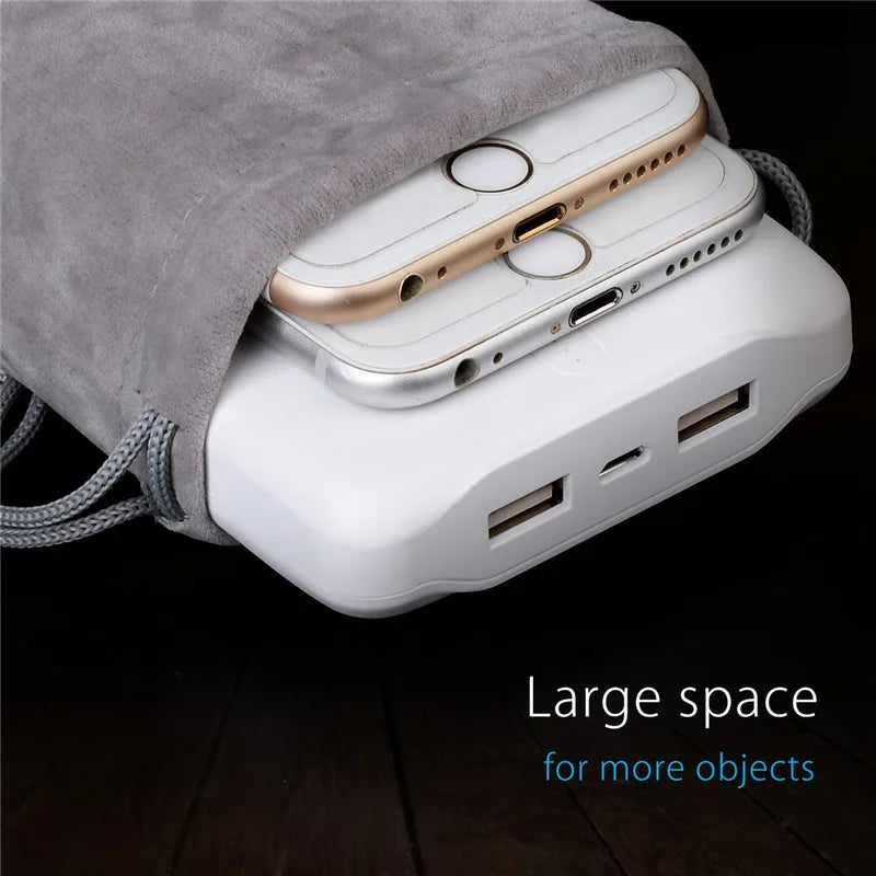ORICO Soft Storage Bag For Power Bank USB Charger Soft Pouch Case For Powerbank External Battery Mobile