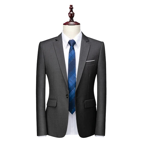 Bright Green Single Button Men's Blazer, Asian Size Slim Suit Jacket, Wedding Dress Coat, White and Black Tops.