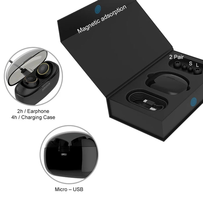 NILLKIN True wireless earbuds TWS earphone Bluetooth 5.0 with charging case mic Handsfree Earbuds Gaming Wireless Headphones