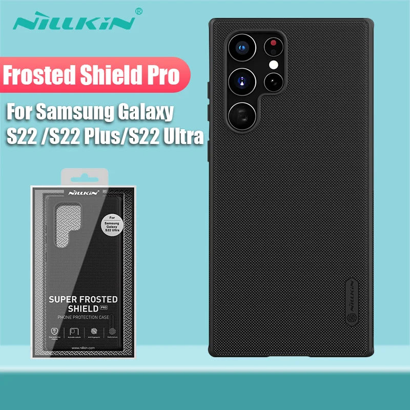 For Samsung Galaxy S22 Ultra Case For S23 Ultra Case NILLKIN Super Frosted Shield Pro Ultra-Thin For Samsung S22/ S22 Plus Cover