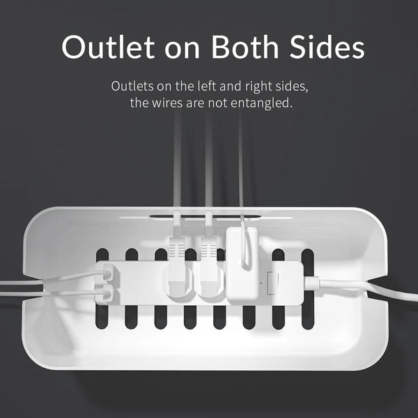 ORICO Organize Box for Power Strip Management Organizer Dust Proof Protection for Socket Network Filter Phone Holder