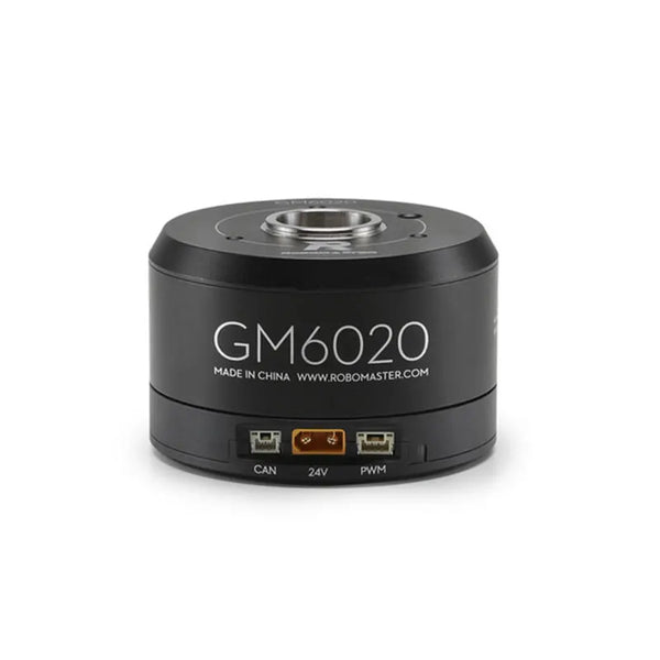 DJI RoboMaster GM6020 Brushless DC Motor dopts a hollow shaft design that offers high torque density control precision