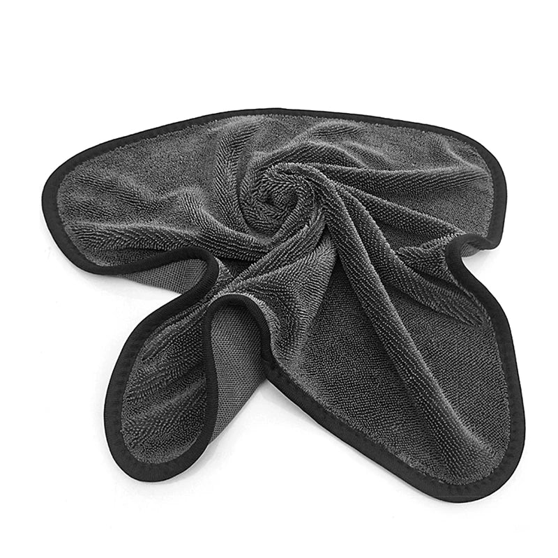 SEAMETAL 1/3/5PCS Microfiber Twist Car Wash Towel 600GSM Professional Car Cleaning Drying Cloth Towels for Car Wash Accessories
