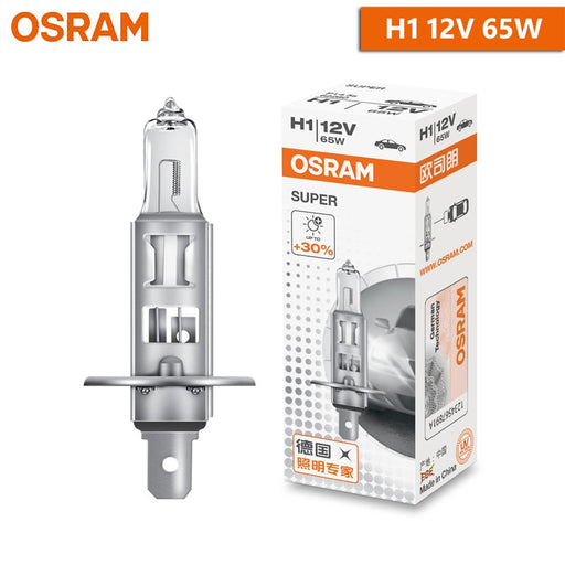 OSRAM H1 H4 H7 H11 9003 9005 9006 65W Halogen Light HB2 HB3 HB4 12V 3200K Head Lamp +30% Bright Car Bulb OEM Quality SUP 1pc H1 12V 65W