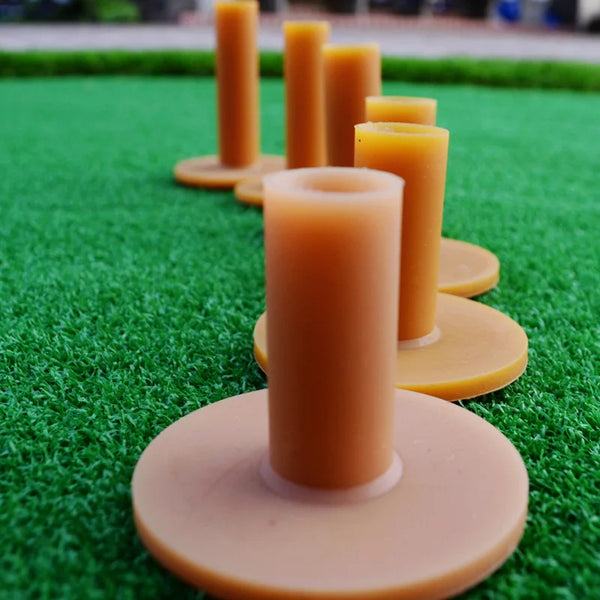 4pcs 43/54/70/83mm Training Practice Tee Mat Golves Ball Hole Holders Beginner Trainer Practice Rubber Golf Tee Holder QT001