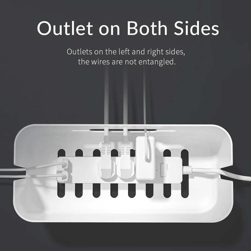 ORICO Power Strip Storage Box Electric Plug Organizer For Sockets Desktop Organization Sockets Protector