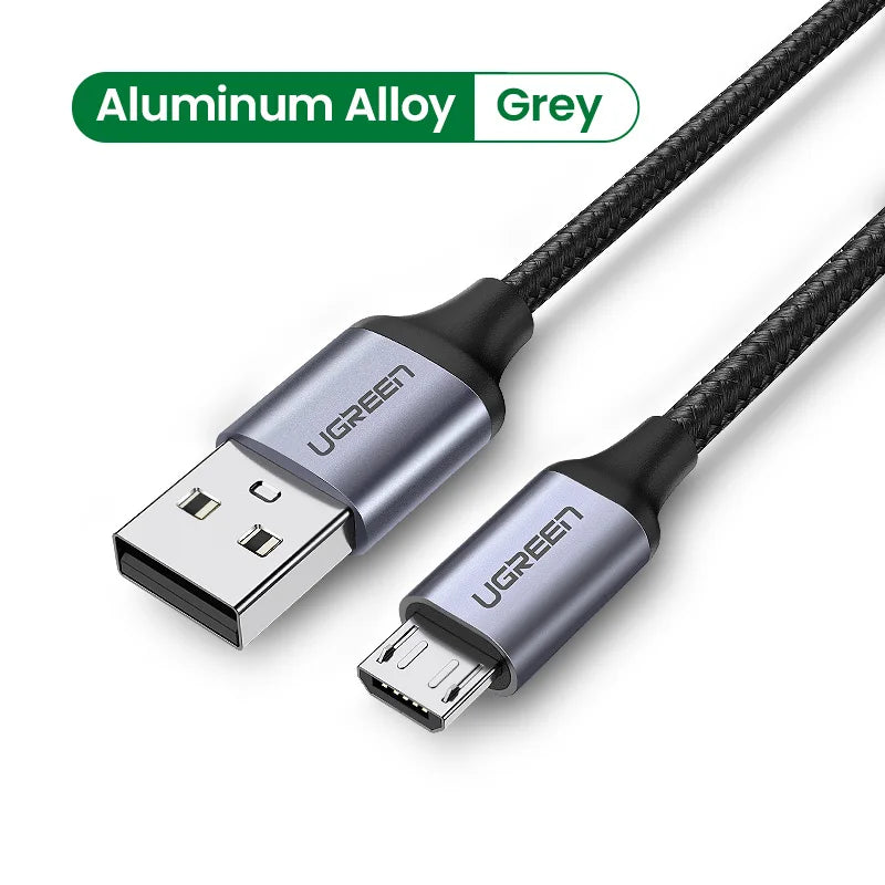 Ugreen Micro USB Cable Fast Charging USB Data Cable Mobile Phone Charging Cable for Samsung HTC LG Android Tablet USB Wire