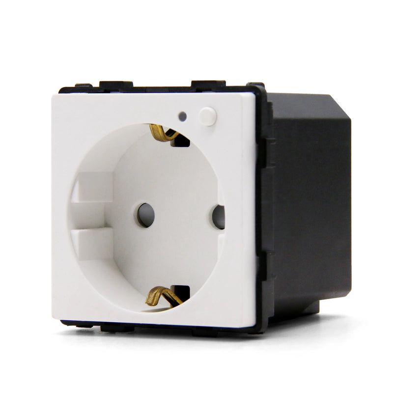 BSEED EU Stanndard Wifi Electrical Sockets Power Monitor Outlets Tuya Smart Life Alexa App Control Timing Function DIY Parts