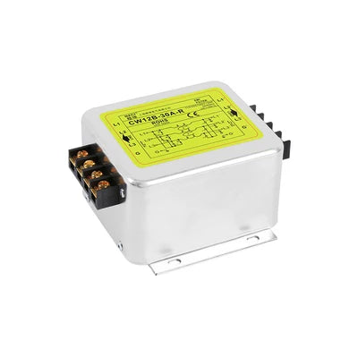 TOMZN AC 380V three-phase three-wire terminal block purification CW12B-10A-R 20A 30A40A power supply filter
