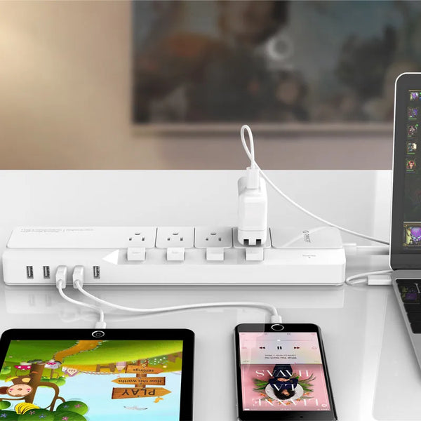 ORICO 4AC Outlets 5USB Ports Power Strip with Sub-control Switch 1.5M Extension Corde US Plug Smart Sockt USB Charging Port