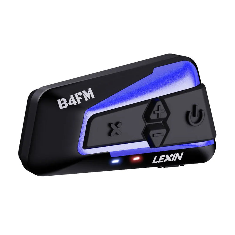 Lexin B4FM-X for 10 Riders Intercom Motorcycle Bluetooth Helmet Headsets BT5.0 Moto Intercomunicador with Music Sharing