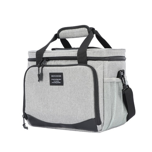 DENUONISS 13L Thermal Bag Lunch Box For Work Picnic Bag Car Bolsa Refrigerator Portable Cooler Bag Food Backpack Gray China