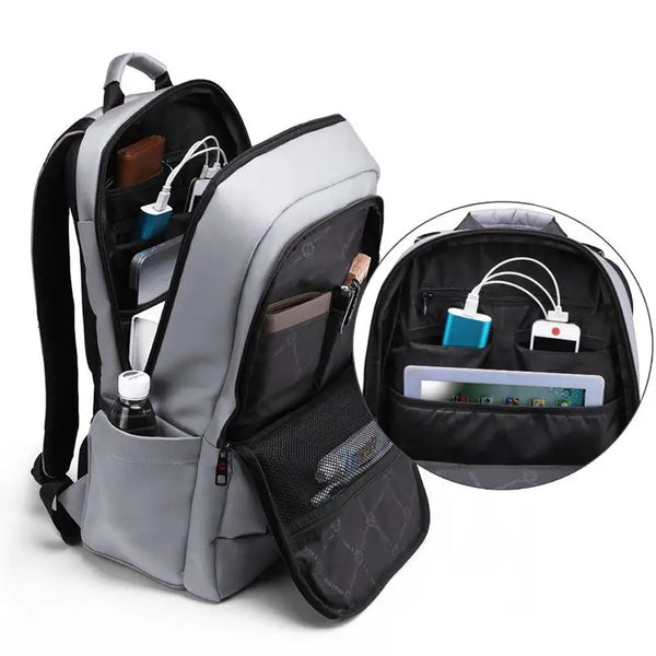 Tigernu 17inch Backpack Male Anti-theft Men Backpack Travel Bags Waterproof Nylon Backpack Bags Men Student Schoolbags Knapsack