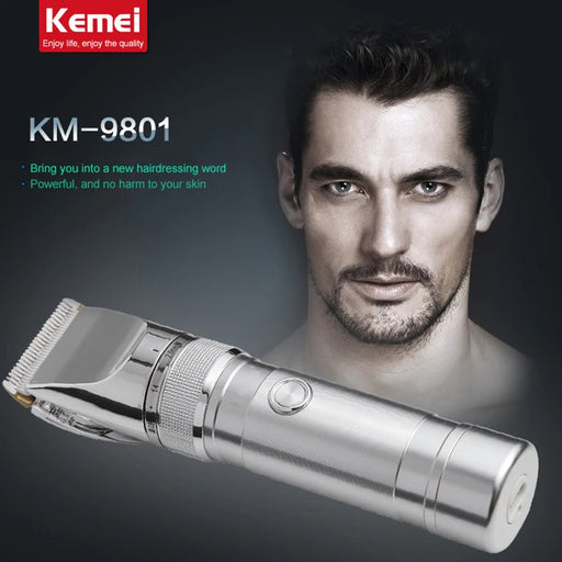 Kemei Rechargeable Hair Clipper For Barer Professional Hair Trimmer Electric Razor Cutting Beard Trimmer Men Shaving Machine
