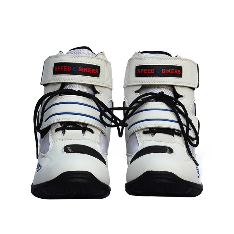 Professional motorcycle boots PRO-BIKER high pedal microfiber leather racing special motorcycle shoes anti-skid breathable A005
