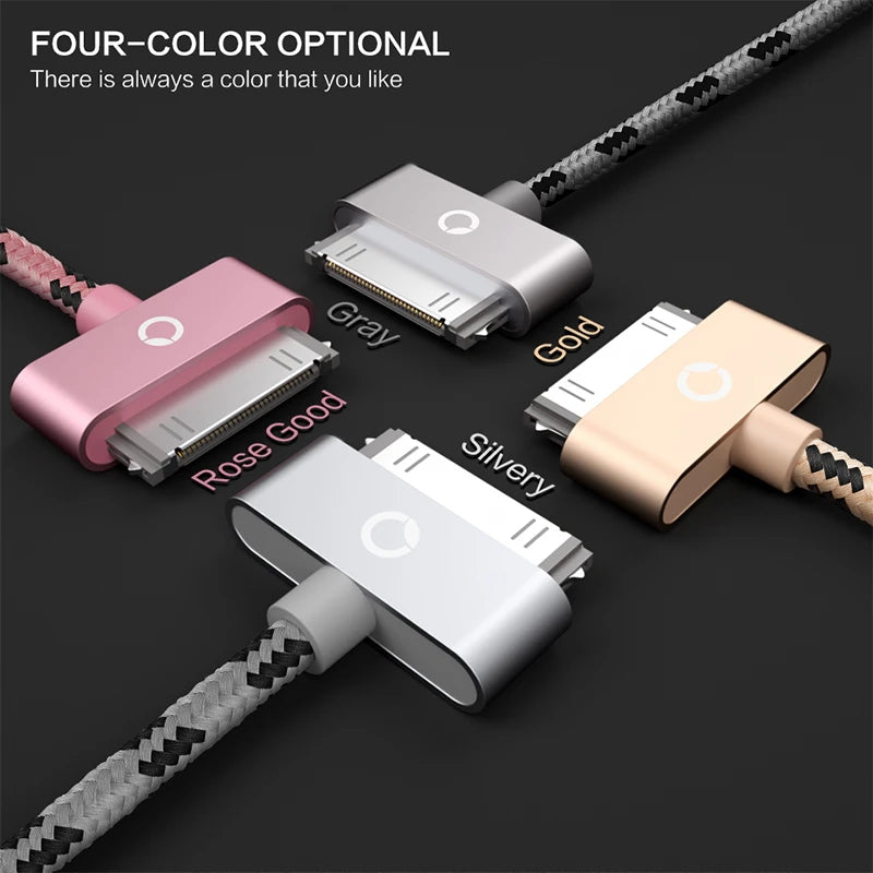 PZOZ USB Cable Charge Fast Charging for iphone 4 s 4s 3GS 3G iPad 1 2 3 4 iPod classic Nano itouch 30 Pin Charger cable adapter