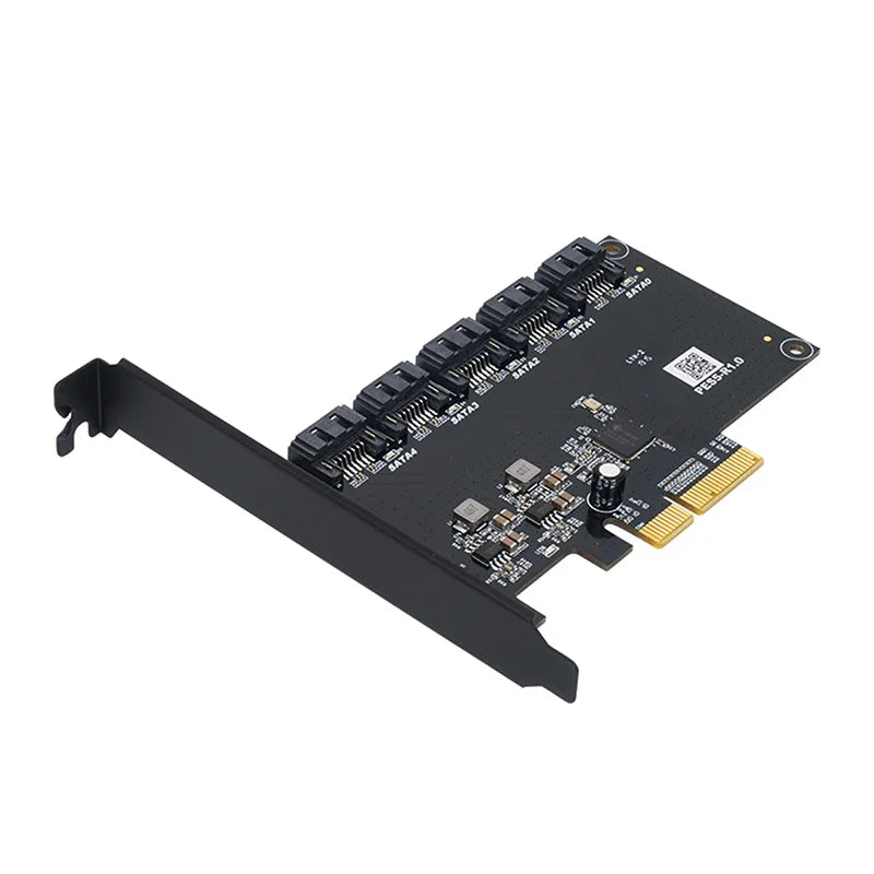 ORICO PCI-E to 5-Port SATA3.0 Expansion Card PCI-E X4 Slot Support 6Gbps PCI-E to SATA Adapter HUB