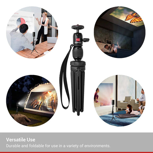 Nebula Capsule Adjustable projector tripod Stand Lightweight Aluminum Alloy Portable projector stand for Pico Projector mount