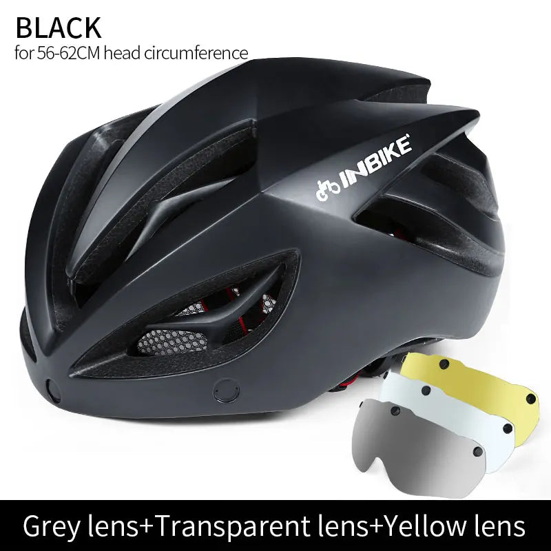 INBIKE Helmet Cycling Bike Ultralight helmet Integrally-molded Breathable Riding Mountain Road Bicycle MTB Helmet Safe Men MX-9