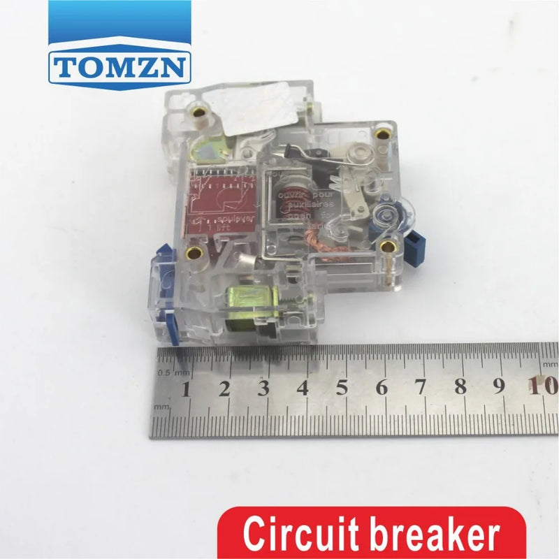 TOMZN 1P 40A 40ampere 230V 50/60HZ Transparent Case Mini Circuit Breaker MCB C45 Type