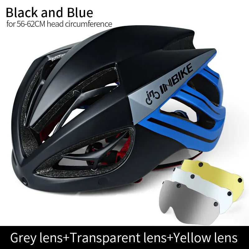 INBIKE Helmet Cycling Bike Ultralight helmet Integrally-molded Breathable Riding Mountain Road Bicycle MTB Helmet Safe Men MX-9