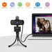FIFINE 1440p Full HD PC Webcam with Microphone, tripod, for USB Desktop & Laptop,Live Streaming Webcam for Video Calling-K420