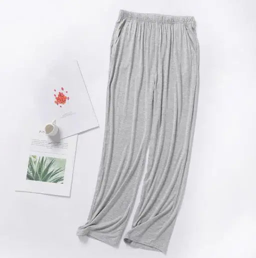 Spring Summer Men Sleepwear Pant Plus Size Sleep Bottoms Women Modal Cotton Nightwear Pajama Pants Lounge Home Wear Trousers
