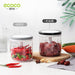 ECOCO 1000/550/200ml Meat Grinder Hand-power Food Chopper Mincer Mixer Blender to Chop Meat Fruit Vegetable Nuts Shredders