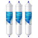 ICEPURE Refrigerator Inline Water Filter Purifier Replacement for Samsung DA29-10105J HAFEX/EXP, LG 5231JA2010B, GE GXRTQR 3 Packs CHINA