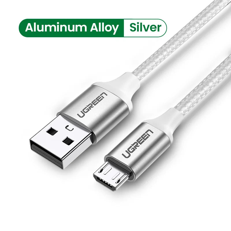 Ugreen Micro USB Cable Fast Charging USB Data Cable Mobile Phone Charging Cable for Samsung HTC LG Android Tablet USB Wire