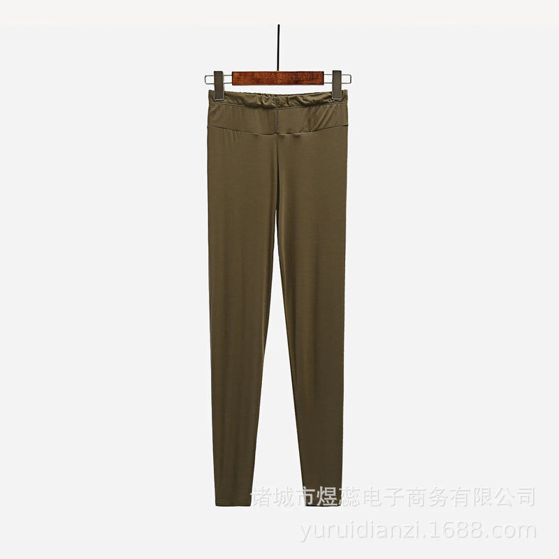 Fdfklak S-3XL Women Home Clothes New Modal Cotton Pajamas Pant Loose Large Size Sleepwear Pants Elastic Waist Nightwear Trousers