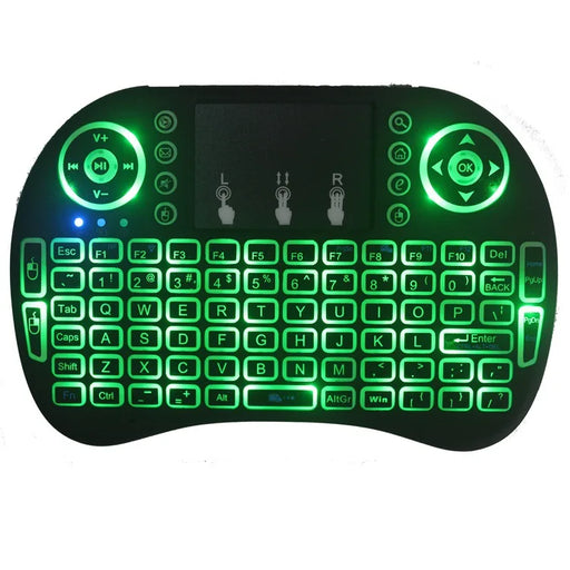 Air Mouse 92 Key Mini Portable 2.4GHz QWERTY Keyboard Mouse Touchpad Remote Game Controller Wireless Keyboards AAA battery CHINA