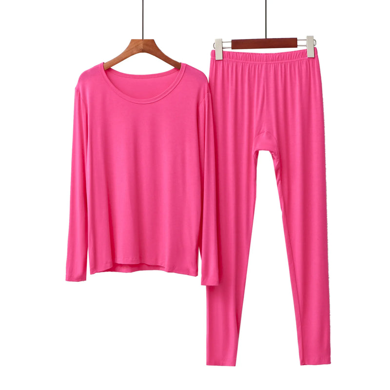 XL-6XL Modal Comfortable Women's Pajamas Set Spring Autumn Home Clothes Plus Size Sleepwear Female Suit New Pijamas De Mujer