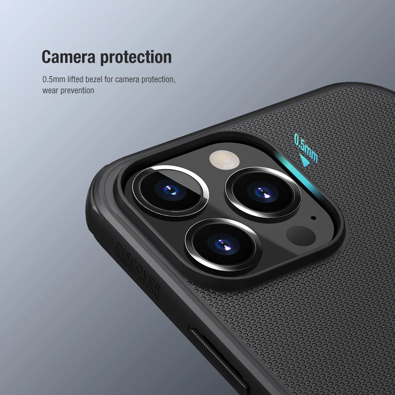 For iPhone 16 Pro Max Case For iPhone 15 Pro Max NILLKIN Frosted Shield Pro PC Matte Back Cover For iPhone 14 Pro Max/iPhone 13