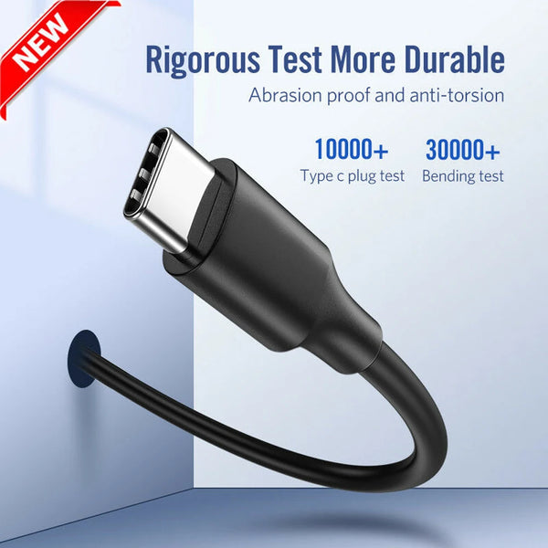 ខ្សែ USB C ទៅ USB Type C PD ខ្សែសាកលឿន ខ្សែ USB-C Type-c សម្រាប់ Xiaomi mi 10 Pro Samsung S20 Macbook iPad ម៉ូនីទ័រ Uperfect