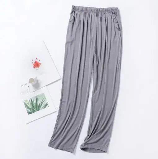 Spring Summer Men Sleepwear Pant Plus Size Sleep Bottoms Women Modal Cotton Nightwear Pajama Pants Lounge Home Wear Trousers