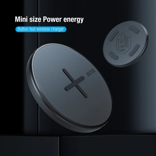 NILLKIN Button10W fast Qi Wireless Charger for iPhone 12/12 pro max For Mi 11 Mini Wireless Charging Pad For Samsung S21 Ultra