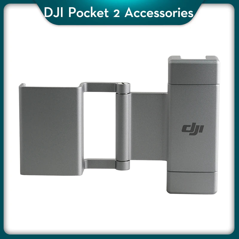 DJI Pocket 2 Phone Clip DJI Pocket 2 Accessories 1/4" thread and cold shoe for expanded shooting options for DJI Osmo Pocket 2
