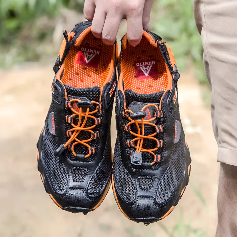 HUMTTO Summer Hiking Shoes for Men Outdoor Trekking Sneakers Women Climbing Sport Walking Mens Female Shoes Water Beach Sandals