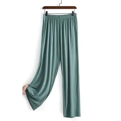 Women Spring Autumn Cotton Pajama Pants Comfortable Winter Home Wear Wide Leg Sleepwear Pant Plus Size Ladies Trousers 2XL-7XL