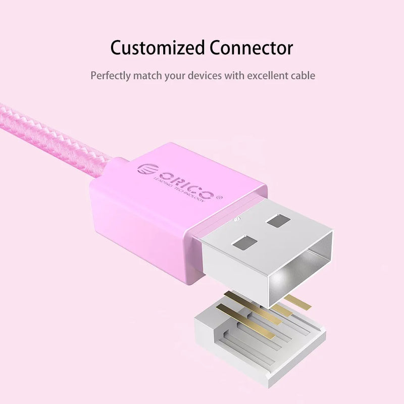 ORICO Micro USB Cable Android Charger Fast Charging Cords 2.4A USB Data Cable for Samsung Galaxy Edge Note 5 Kindle